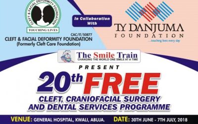 Free Cleft And Craniofacial Surgery Outreach in Kwali