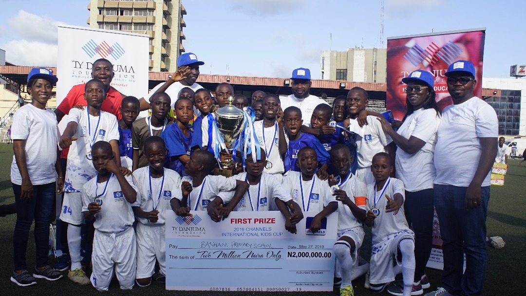 TY Danjuma Foundation award prizes to winners of 2019 Channels International Kids cup